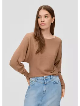 Пуловер QS, коричневый