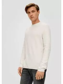 Пуловер QS, кремовый