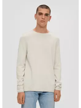 Пуловер QS, кремовый