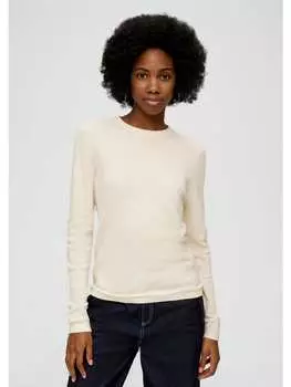 Пуловер QS, кремовый