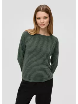 Пуловер QS, оливковый