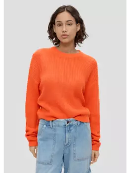 Пуловер QS, оранжевый