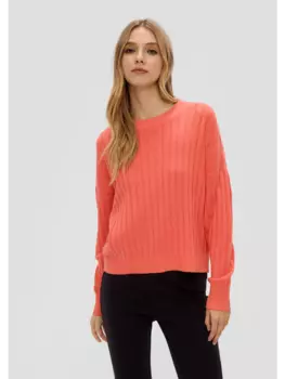 Пуловер QS, оранжевый