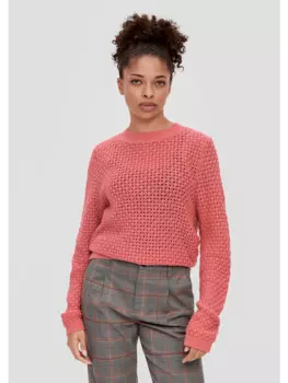 Пуловер QS, оранжевый