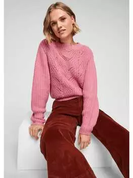 Пуловер QS, розовый