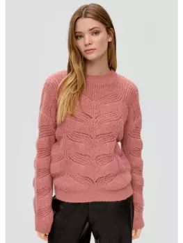 Пуловер QS, розовый