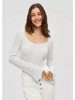 Пуловер QS, серебряный