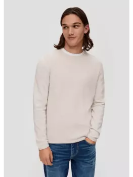 Пуловер QS, серый