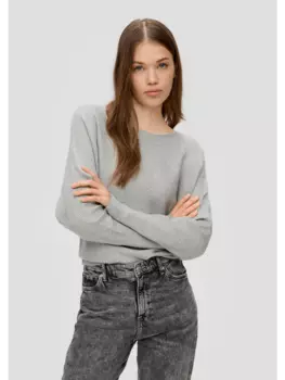 Пуловер QS, серый
