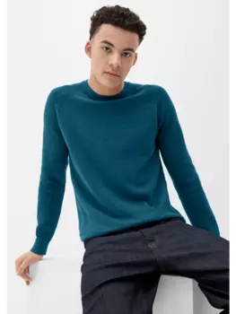 Пуловер QS, синий