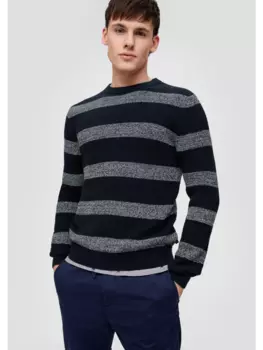 Пуловер QS, синий