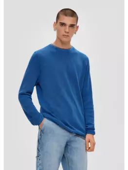 Пуловер QS, синий