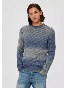 Пуловер QS, синий