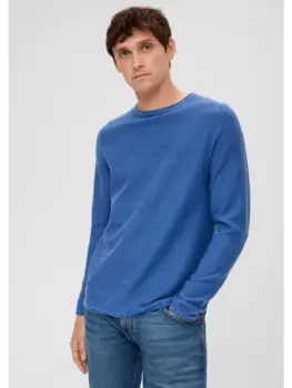 Пуловер QS, синий