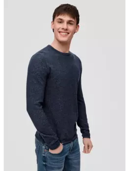 Пуловер QS, синий