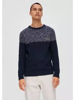 Пуловер QS, синий