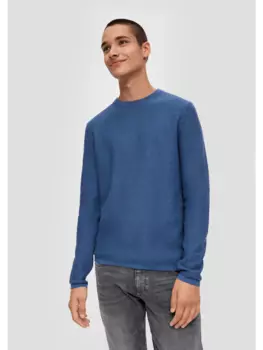 Пуловер QS, синий