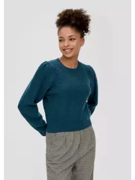 Пуловер QS, синий