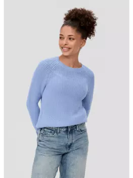 Пуловер QS, синий