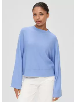 Пуловер QS, синий