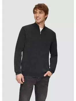 Пуловер QS Strick langarm, черный