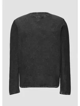 Пуловер QS Strick langarm, черный