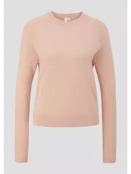 Пуловер QS Strick langarm, розовый