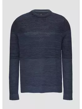 Пуловер QS Strick langarm, синий