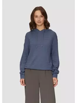 Пуловер QS Strick langarm, синий