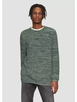 Пуловер QS Strick langarm, зеленый