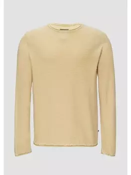 Пуловер QS Strick langarm, желтый