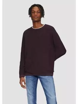 Пуловер QS Strickpullover langarm, фиолетовый