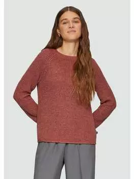 Пуловер QS Strickpullover langarm, красный