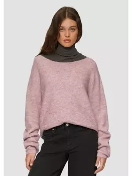 Пуловер QS Strickpullover langarm, розовый