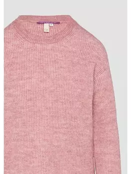 Пуловер QS Strickpullover langarm, розовый