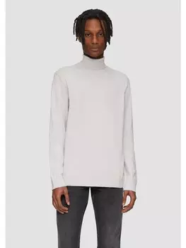 Пуловер QS Strickpullover langarm, серый