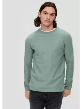 Пуловер QS, зеленый