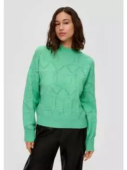 Пуловер QS, зеленый