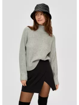 Пуловер QS, зеленый