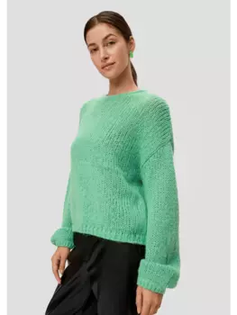 Пуловер QS, зеленый