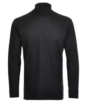 Пуловер Ragman Turtle neck long sleeve, черный