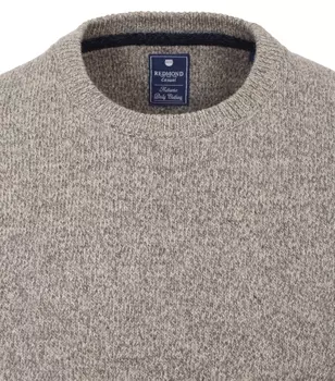 Пуловер Redmond Rundhals, серый