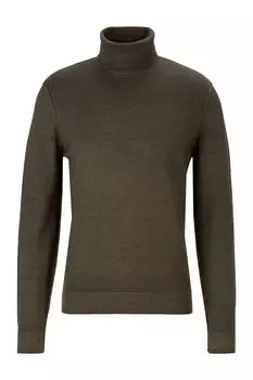 Пуловер Replay Rollkragen Wool Blend Fast Dyed 12 Gg, зеленый