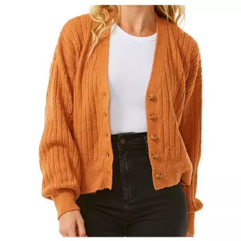 Пуловер Rip Curl Women's Afterglow Cardigan, цвет Clay