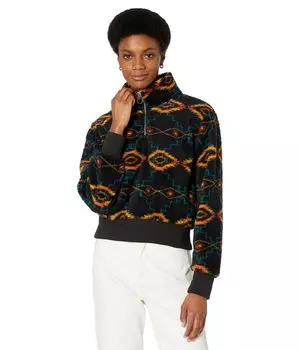 Пуловер Rock and Roll Cowgirl, Aztec Sherpa 1/4 Zip Pullover 48T2384