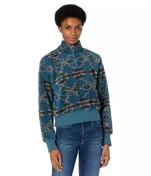 Пуловер Rock and Roll Cowgirl, Aztec Sherpa 1/4 Zip Pullover 48T2354