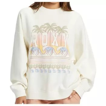 Пуловер Roxy Women's Line Up Oversized Crew L/S, цвет Egret