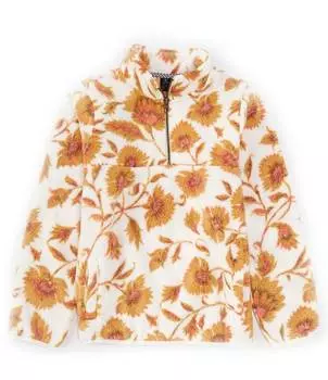 Пуловер с длинными рукавами Volcom Big Girls 7–16 Pheelin' It с воротником-стойкой, оранжевый