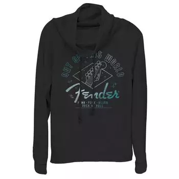 Пуловер с хомутом и графическим рисунком Fender для юниоров Fender "Out of this World" Licensed Character