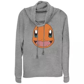 Пуловер с изображением большого лица Pokmon Charmander для юниоров Licensed Character